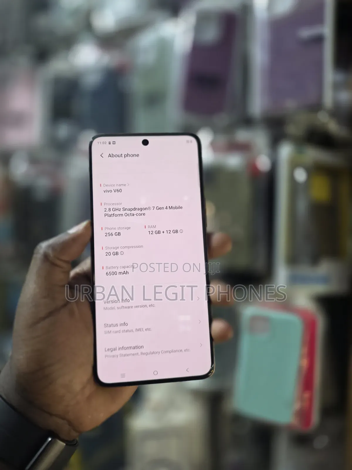 Vivo V60 256 GB Rose Gold