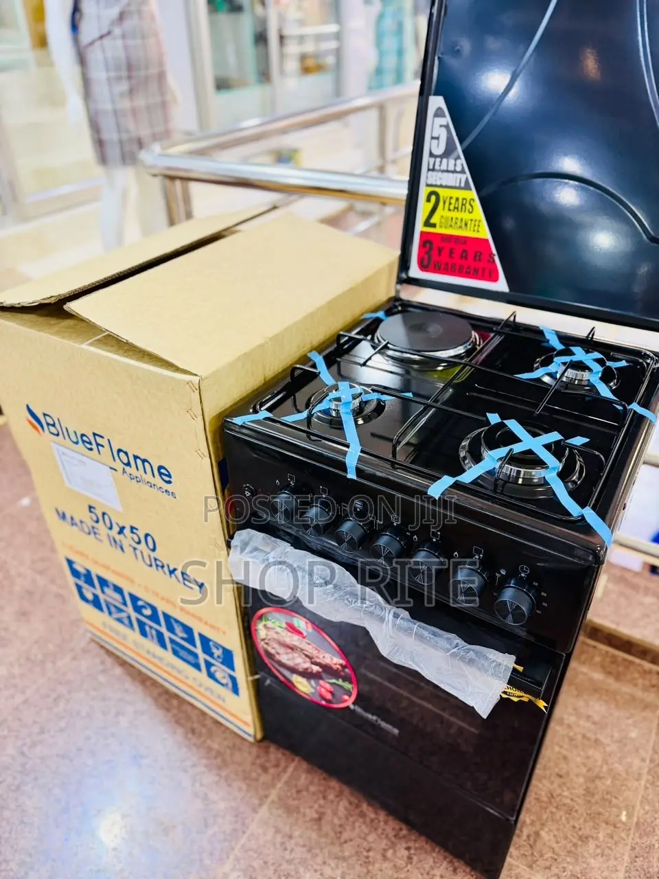 BLUEFLAME COOker 3 Gas 1 Electric 50/50 Orginal