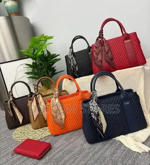 2pc Chrisbella -Elegant Top Handel Tote Bag