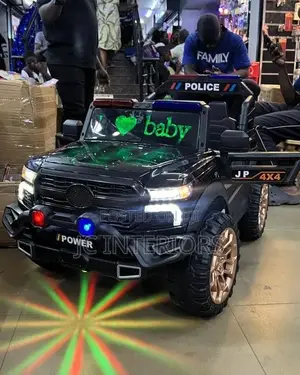 Kids Police Ride - On Car - 4x4 JP Power Edition