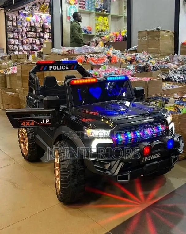 Kids Police Ride - On Car - 4x4 JP Power Edition
