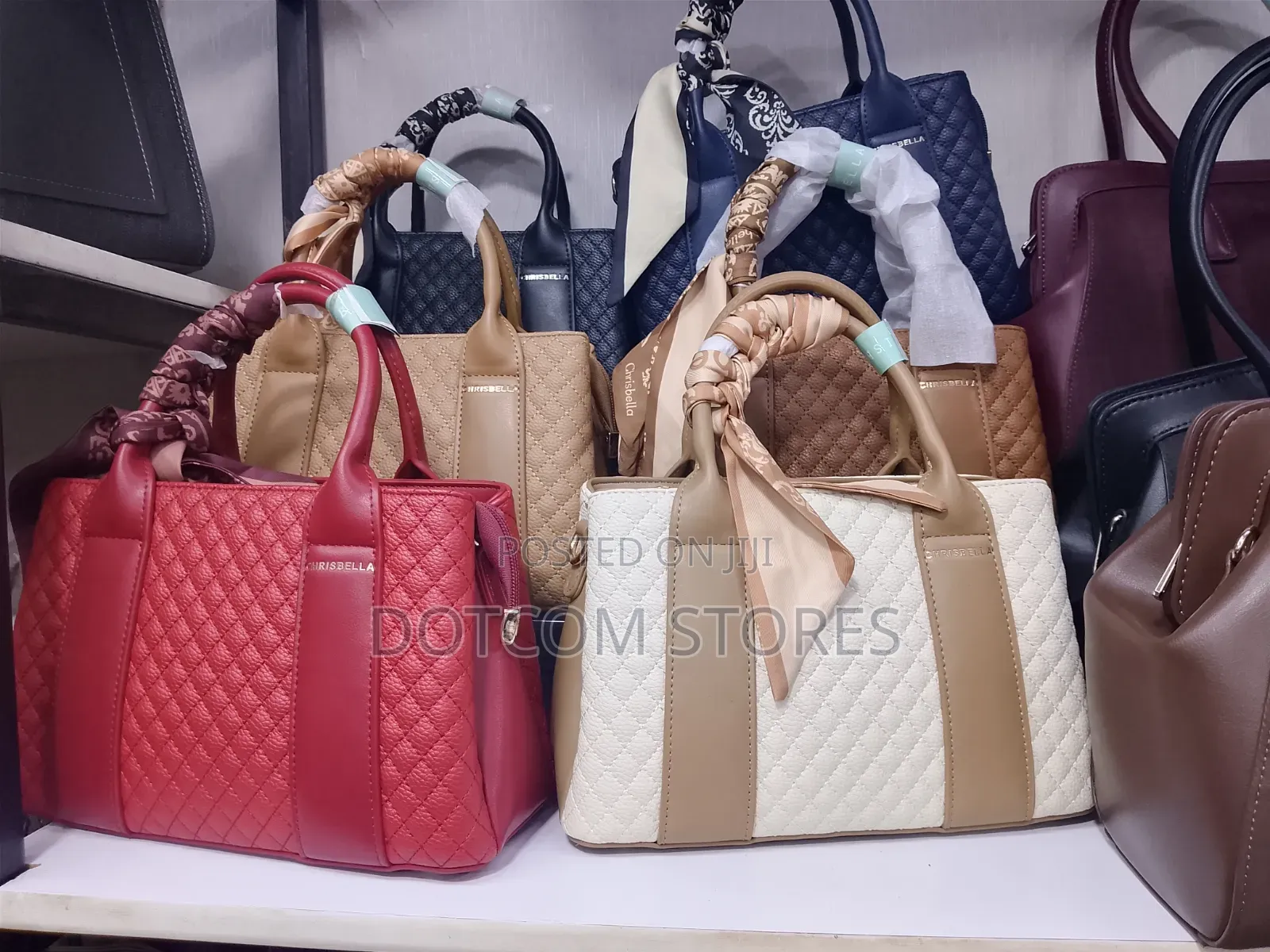 2pc Chrisbella -Elegant Top Handel Tote Bag