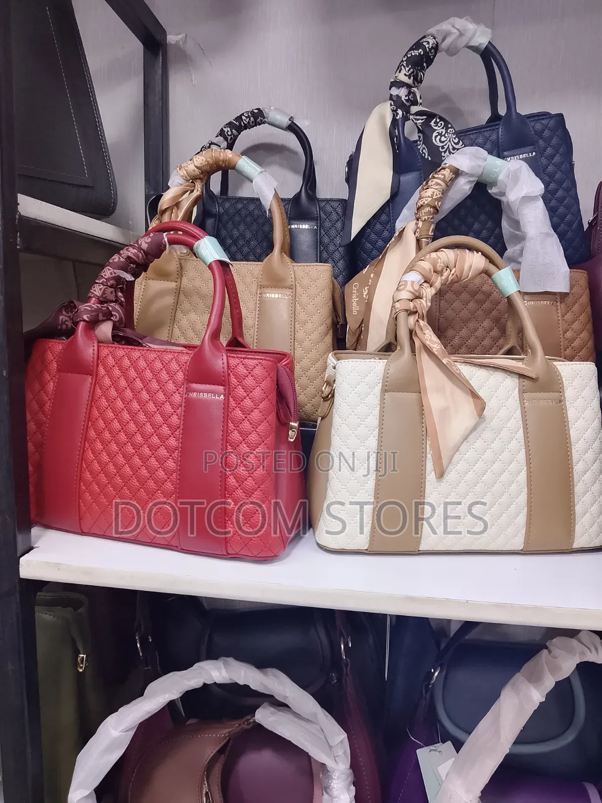 2pc Chrisbella -Elegant Top Handel Tote Bag