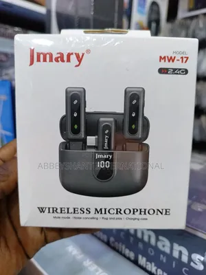 Dual Microphone Jmary MW-17 Is a 2.4G Wireless Dual-Microphone
