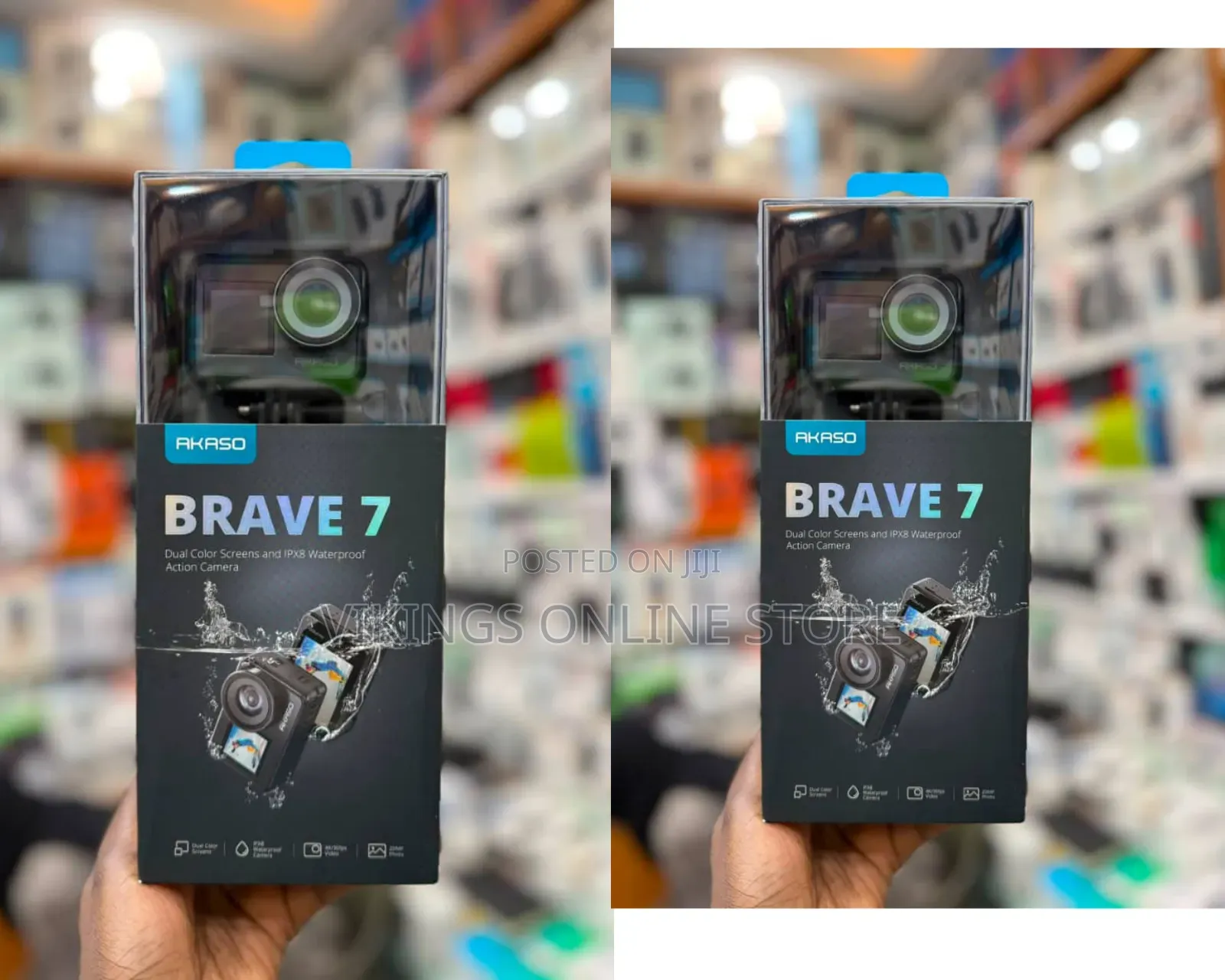 AKASO Brave 7 LE 4K30FPS 20MP WiFi Action Camera With Touch Screen