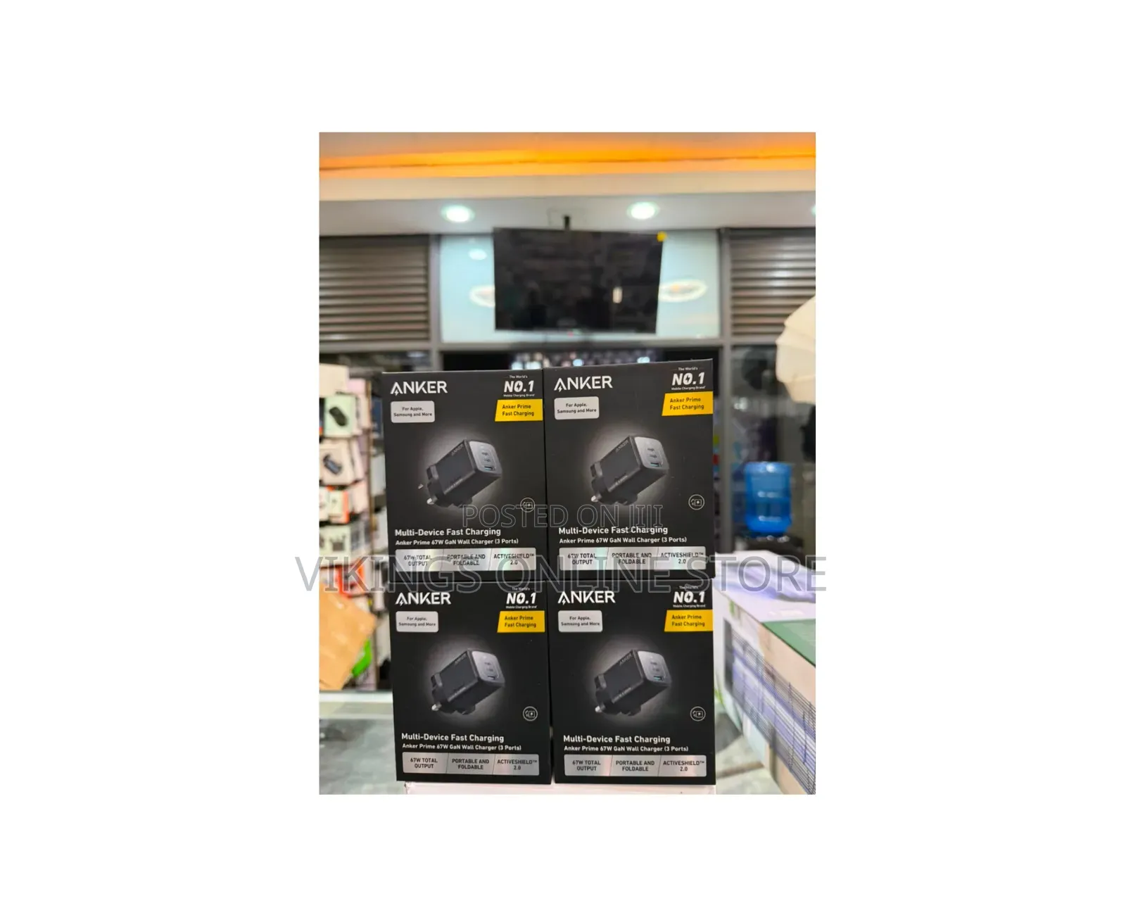 Anker Prime 67W GaN Wall Charger (3 Ports)