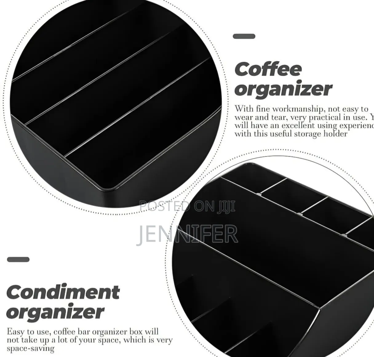 Bar Caddy and Coffee Station Organizer