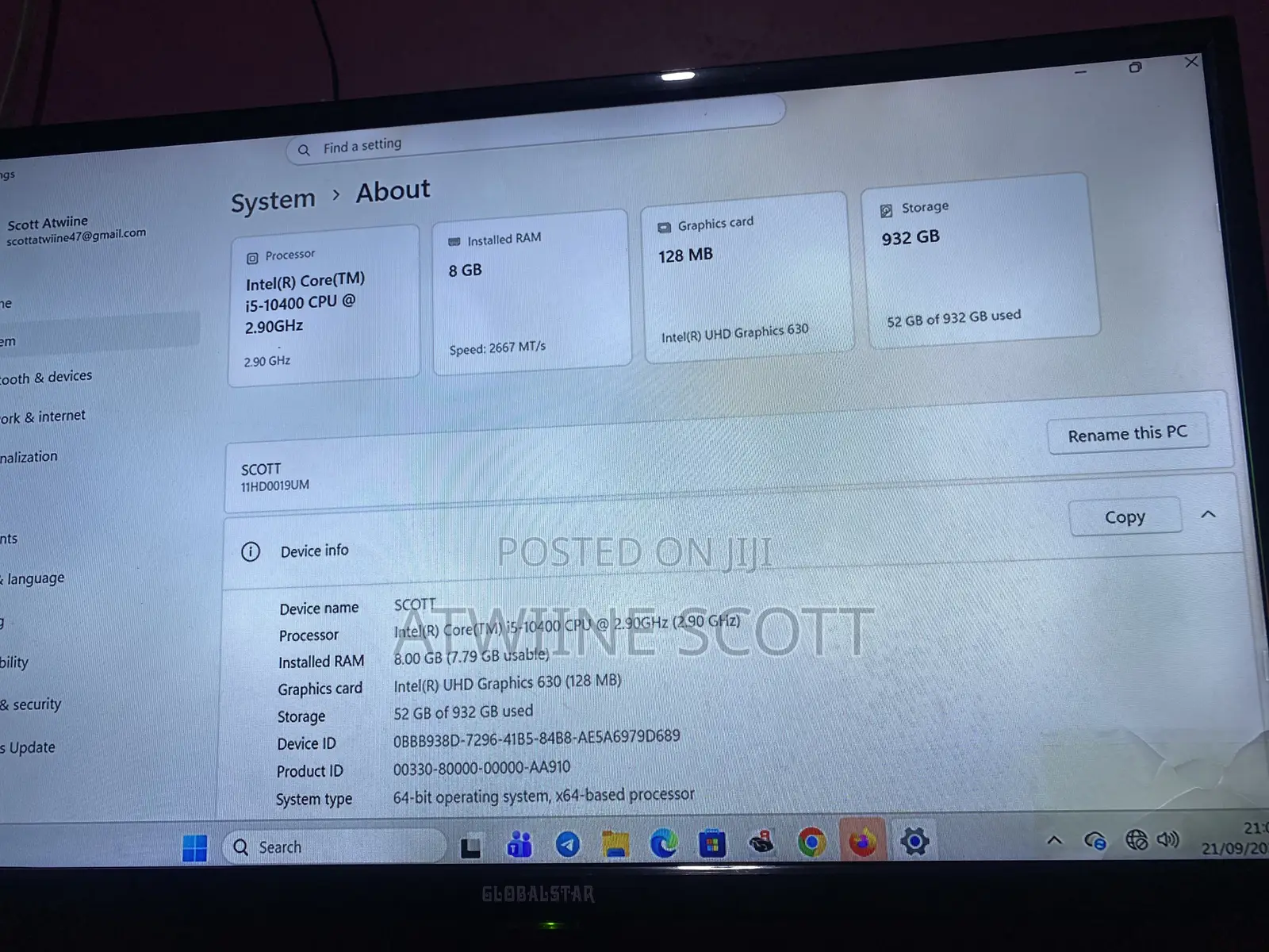 Desktop Computer Lenovo ideacentre 510A 8GB Intel Core i5 HDD 1T