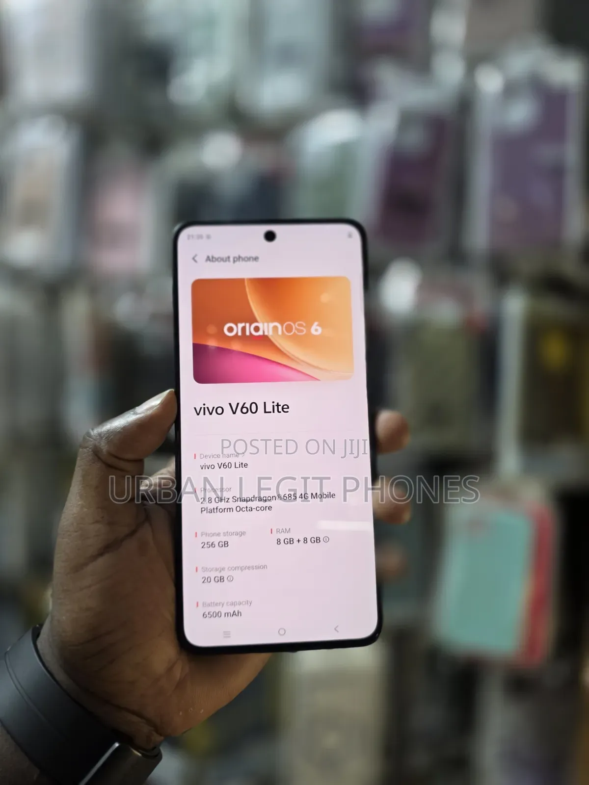 Vivo V60 Lite 256 GB Black