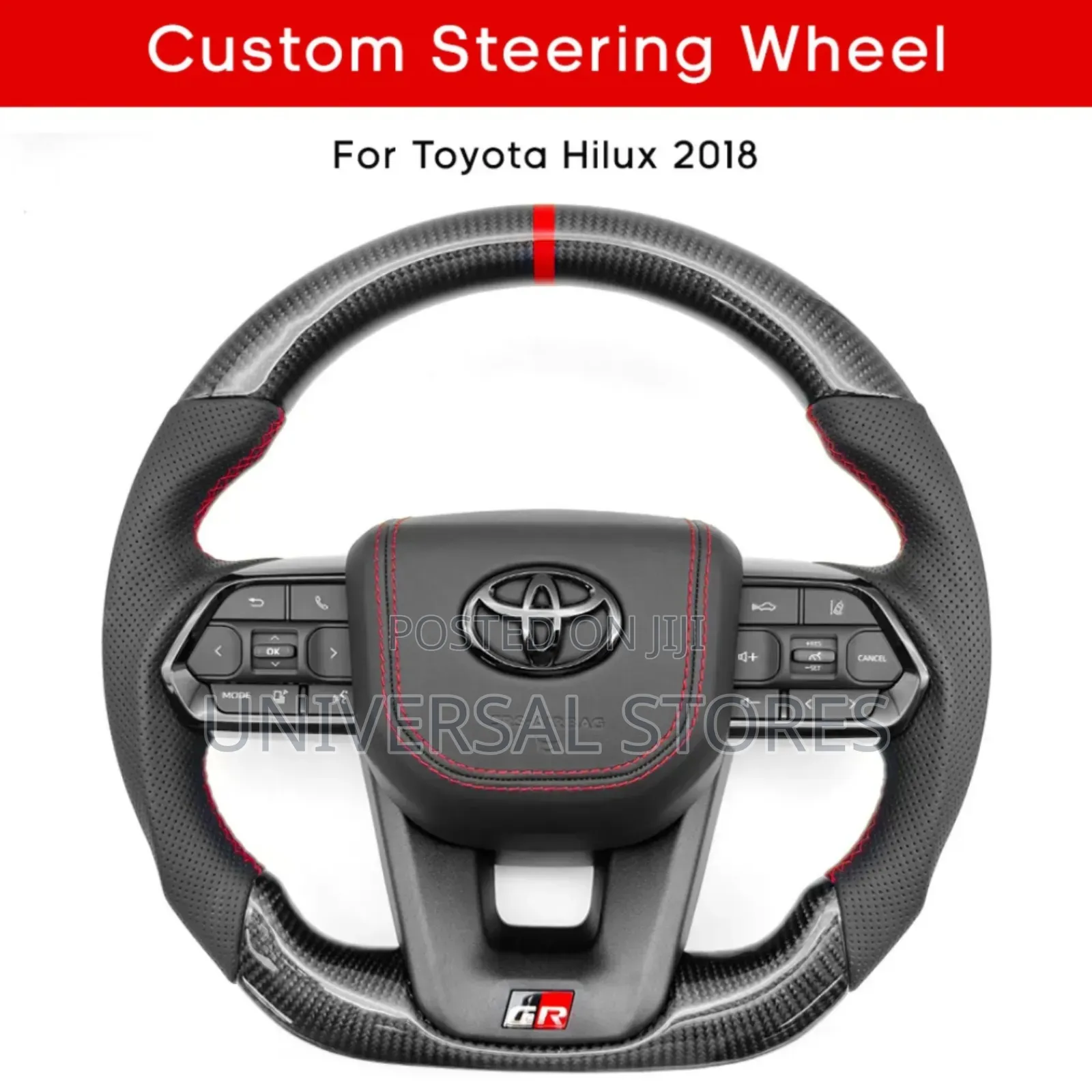 Toyota GR Sport Carbon Fiber Steering Wheel