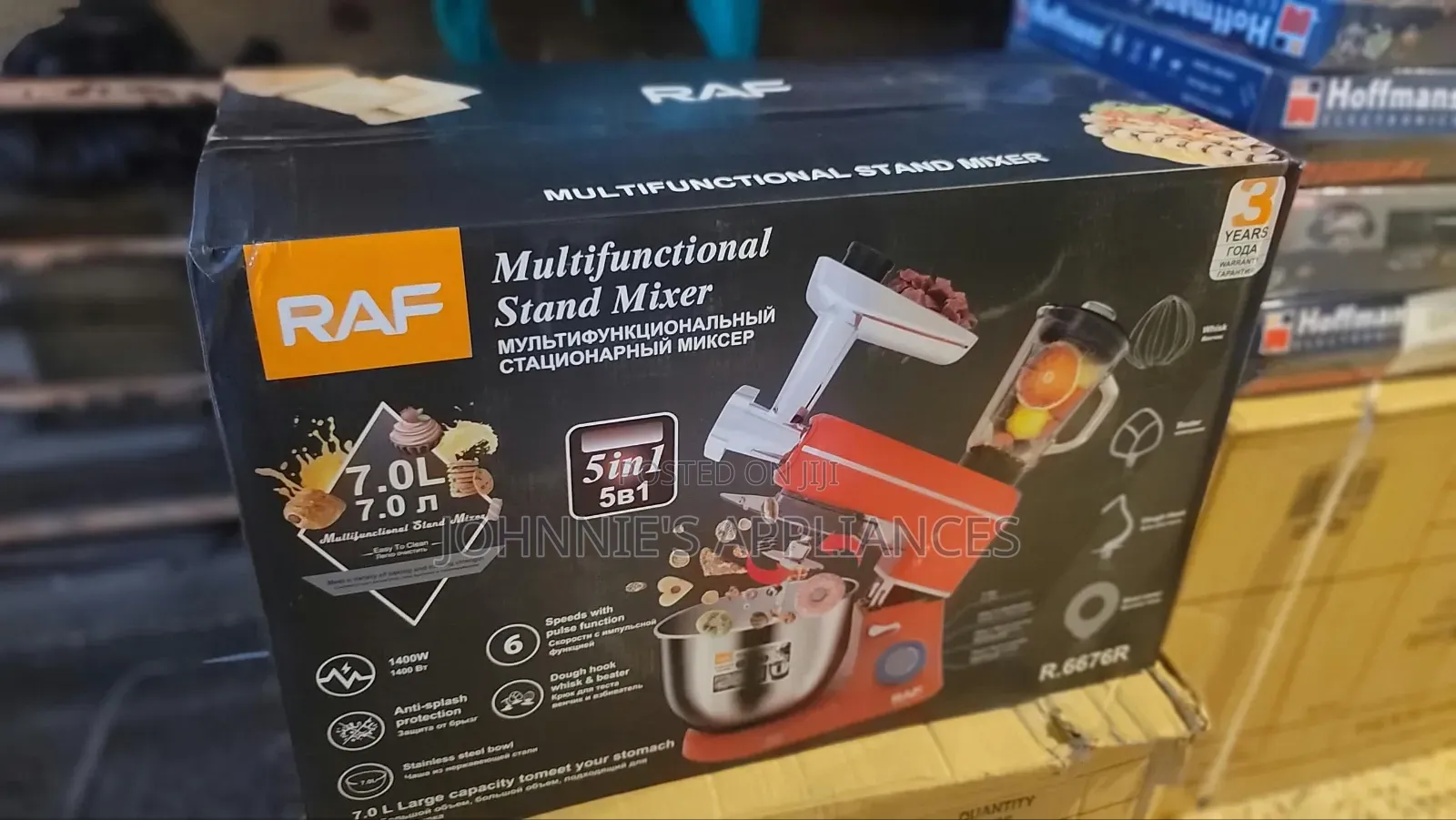 (5in1) 7L Raff Multi Functional Stand Mixer