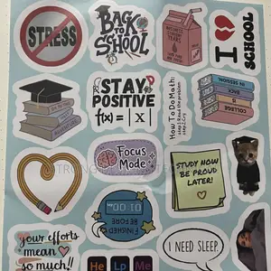 Back to School Laptop/ Book Stickers