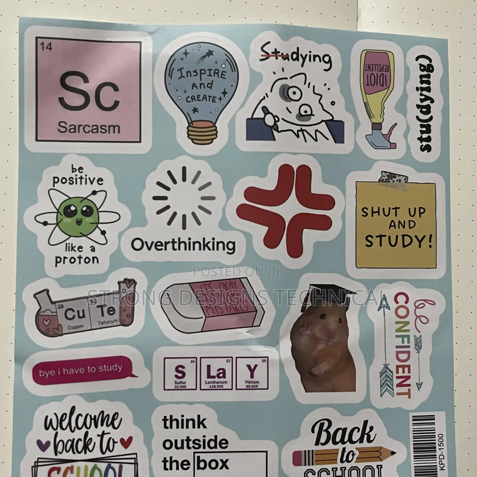 Back to School Laptop/ Book Stickers