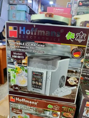 Hoffmans Portable Ice Machine (Model: HM-9815).