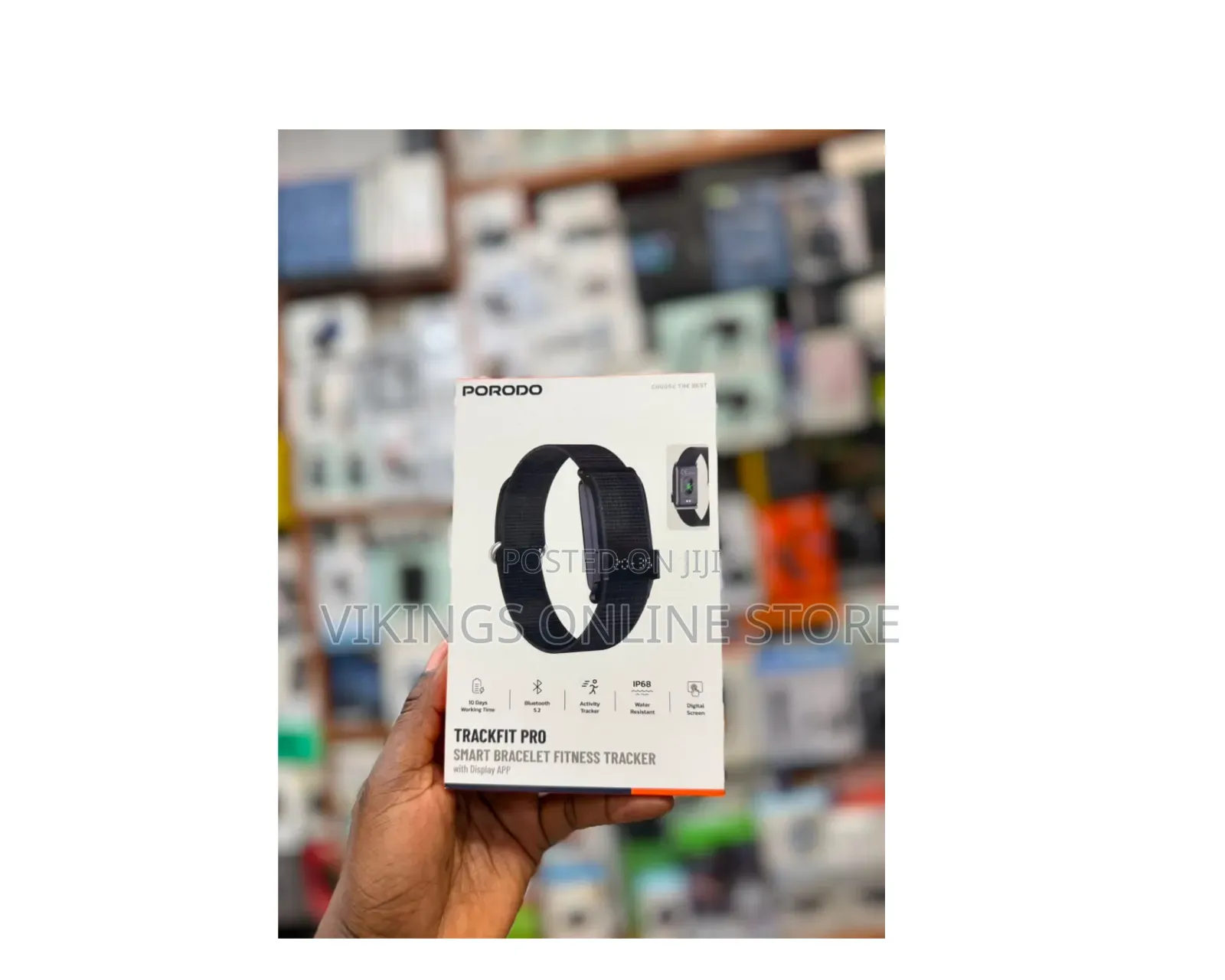 Porodo Trackfit Pro Smart Bracelet Fitness Tracker