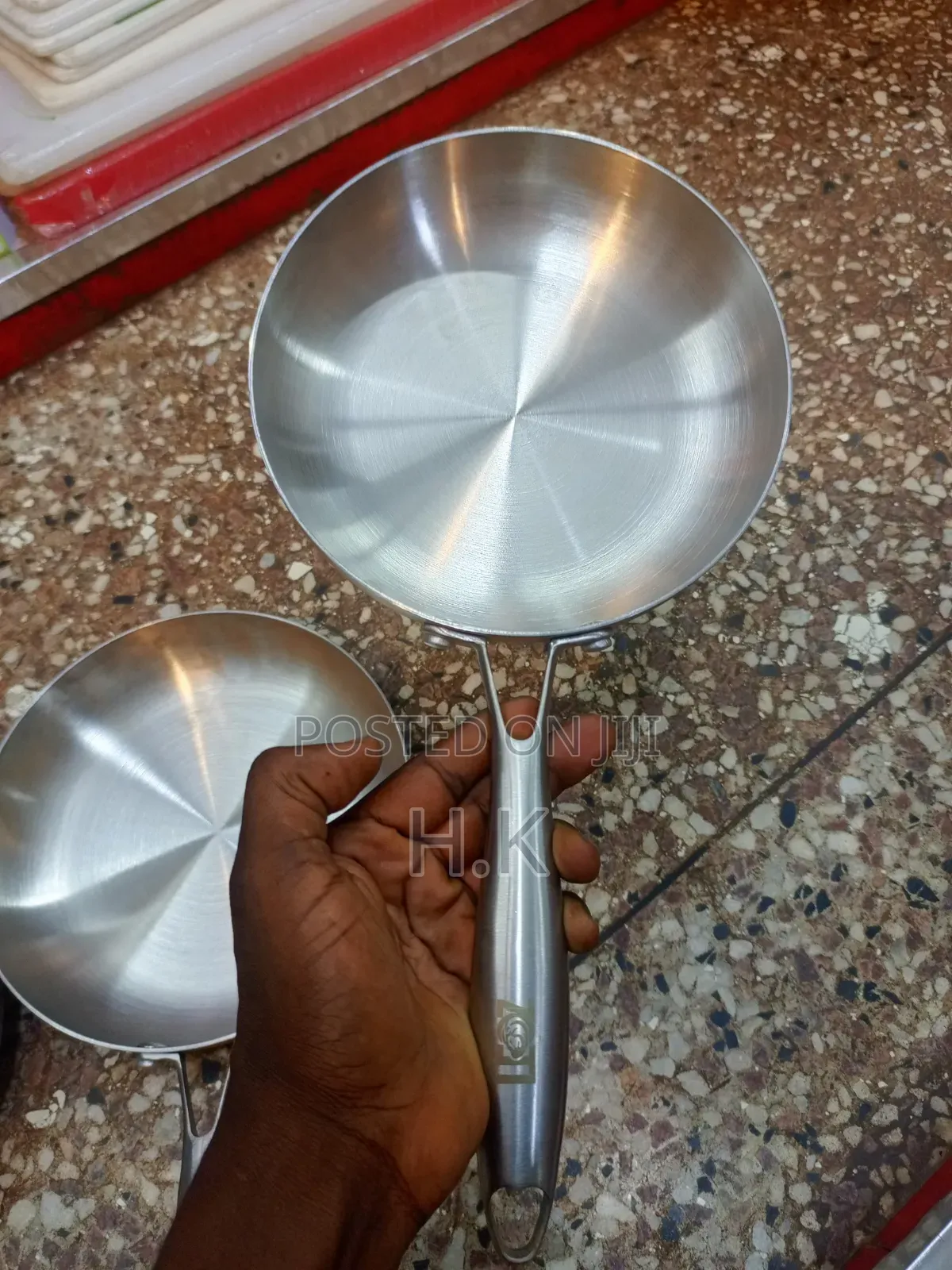 24cm Heavy-Duty Stainless Steel Frying Pan