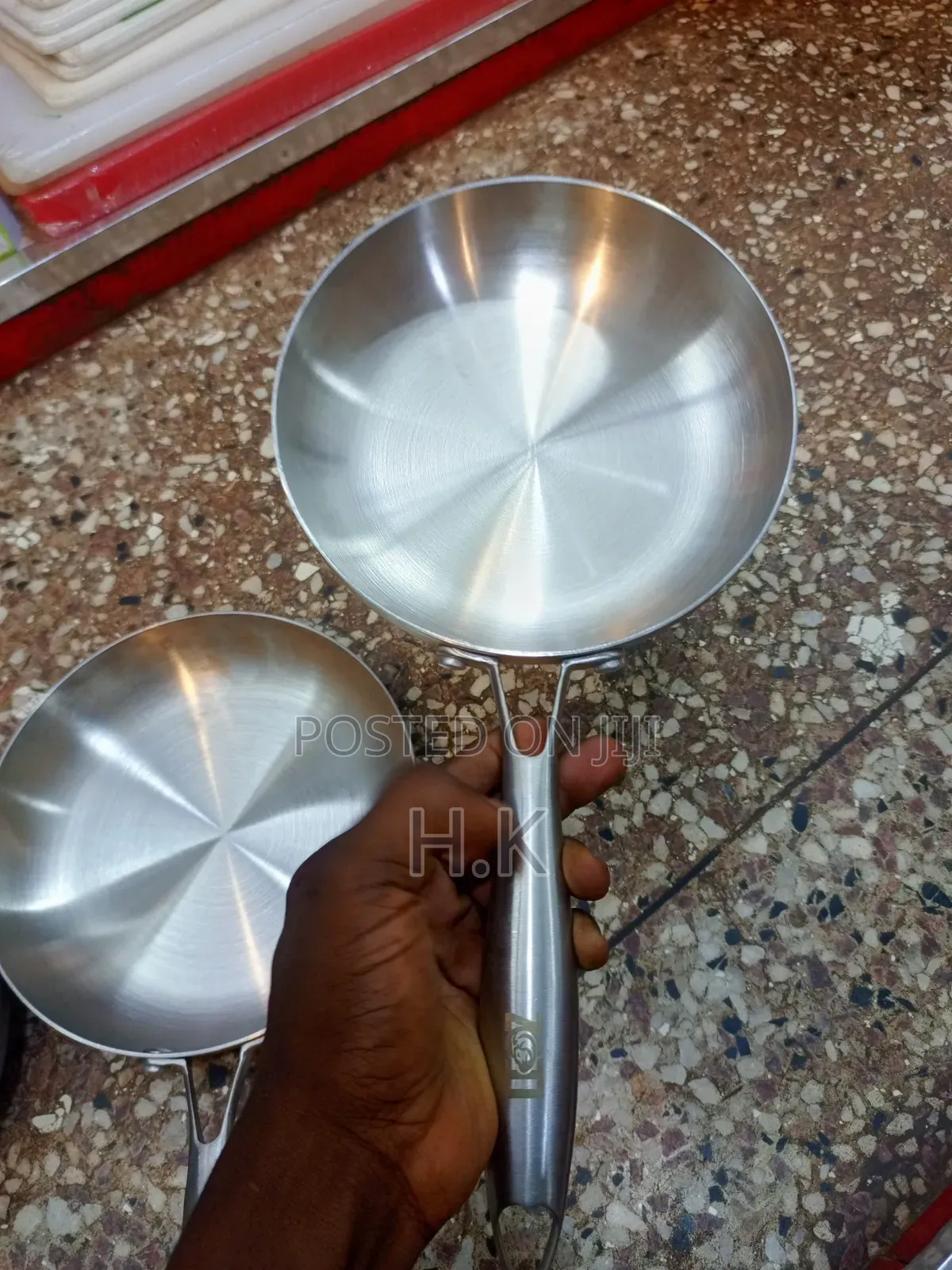 24cm Heavy-Duty Stainless Steel Frying Pan