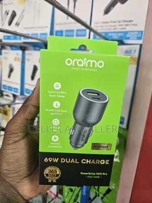 Oraimo Car Charger(USB-C and USB-A)Dual Charge Power Drive 7691 Pro