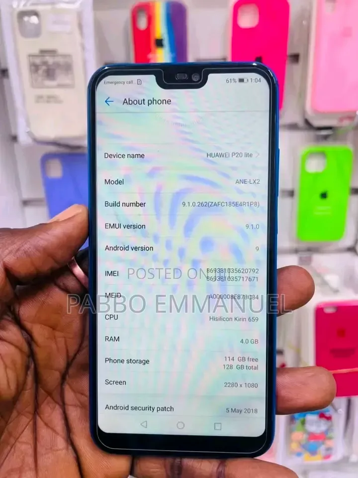 Huawei P20 Lite 128 GB Blue
