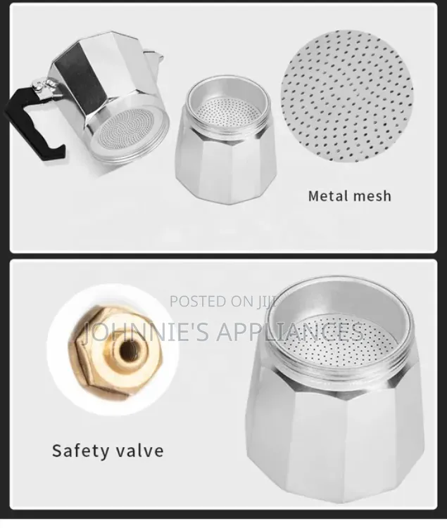 COFECC 12-Cup Moka Pot Coffee Maker