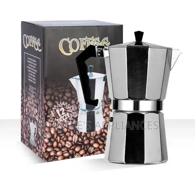 COFECC 12-Cup Moka Pot Coffee Maker