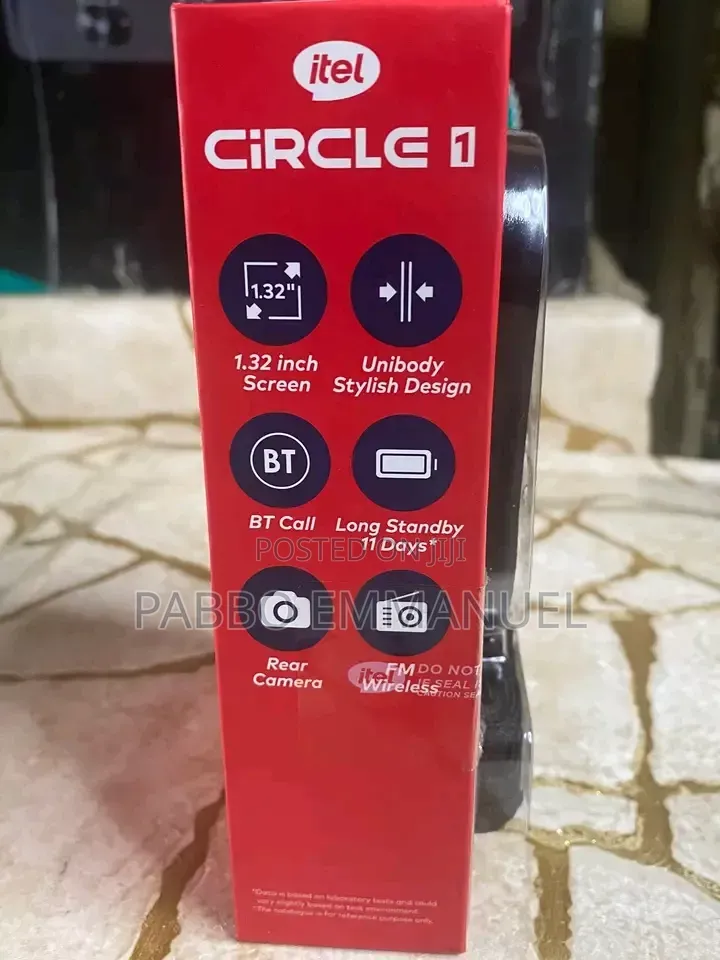 New Itel Circle 1 Black