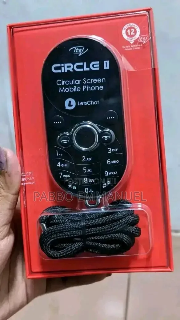 New Itel Circle 1 Black