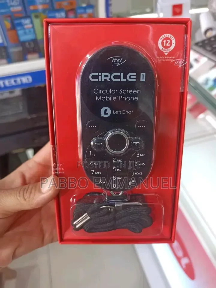New Itel Circle 1 Black
