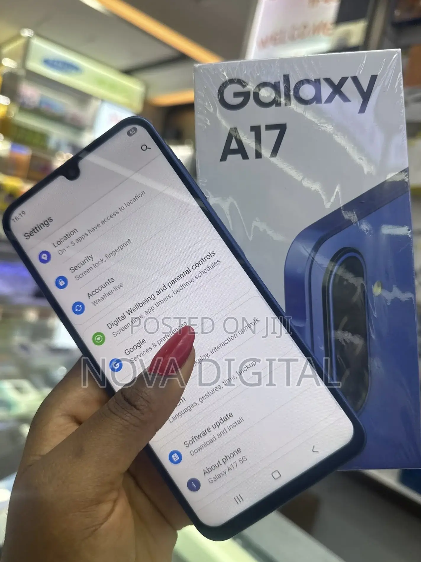 New Samsung Galaxy A17 5G 256 GB Blue