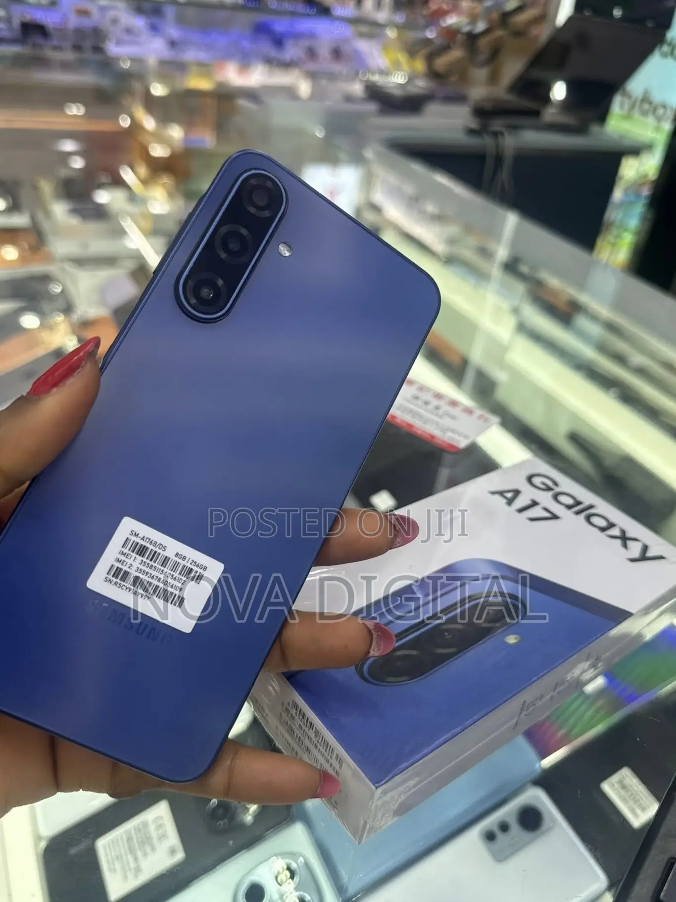 New Samsung Galaxy A17 5G 256 GB Blue