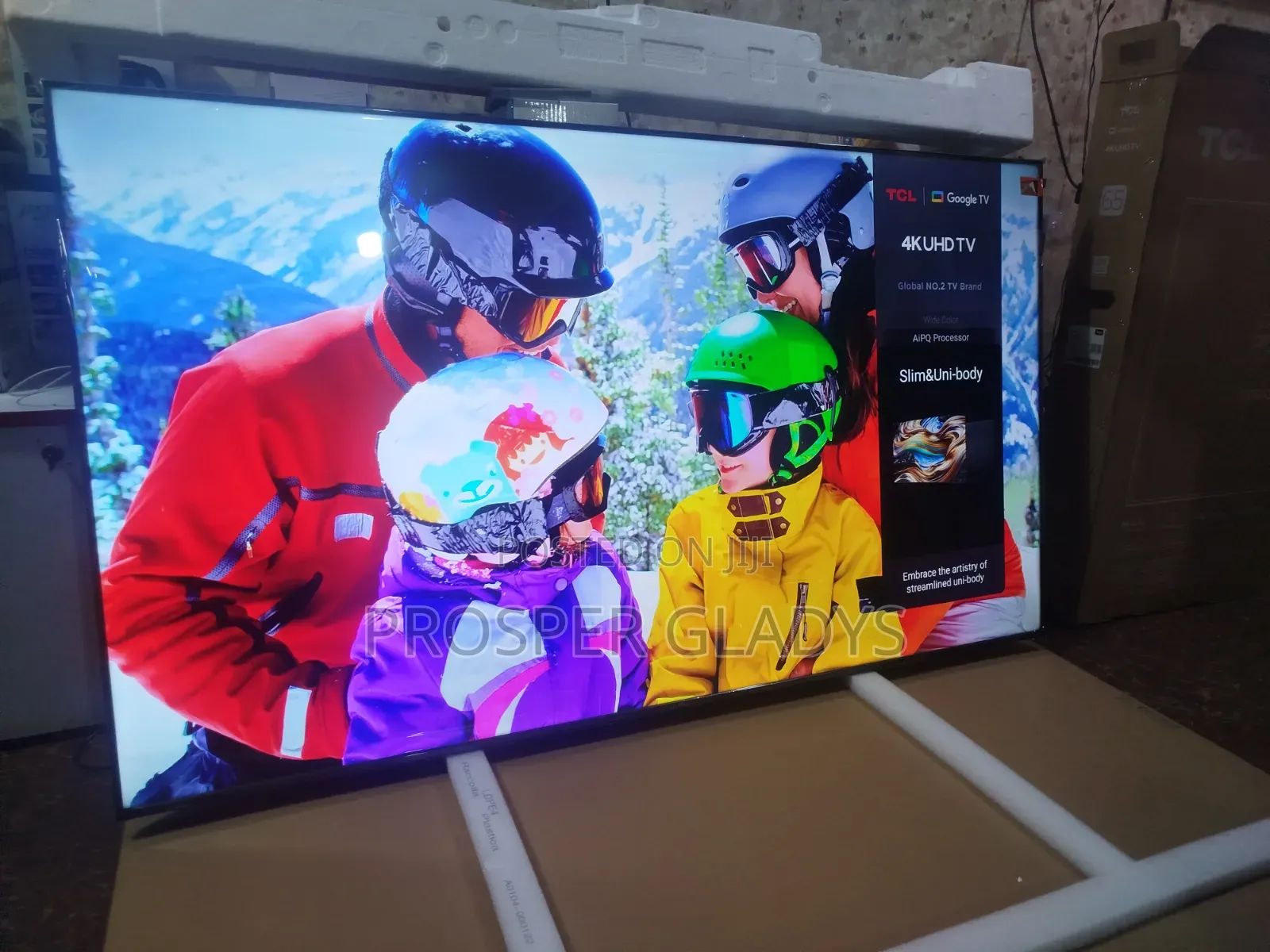 65 TCL Smart UHD Digital Flat Screen Flameless