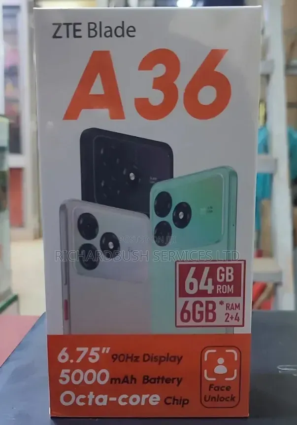 New ZTE Blade A36 64 GB Black