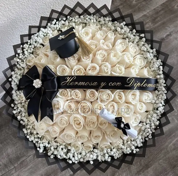 White Fresh Roses for Anniversary