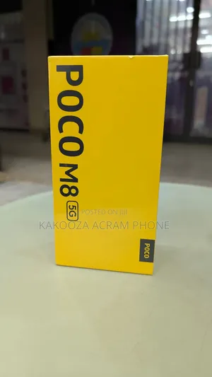 New Xiaomi Poco M8 256 GB Yellow