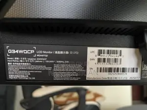 Giga Byte 34inch Curved Gaming Monitor