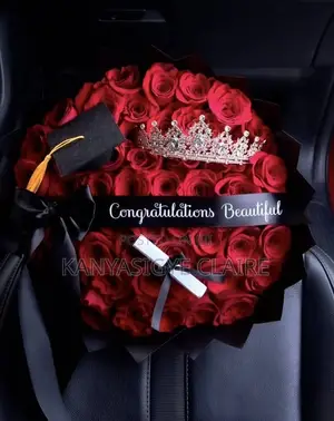 Fresh Red Roses for Graduation Big Size