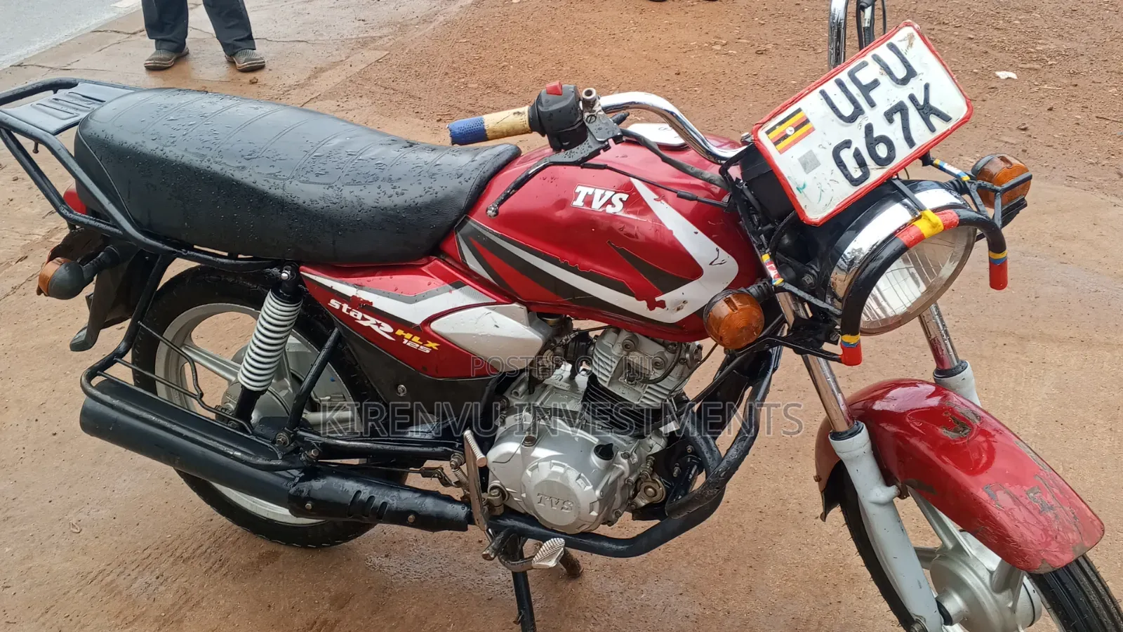 TVS HLX 125 2020 Red