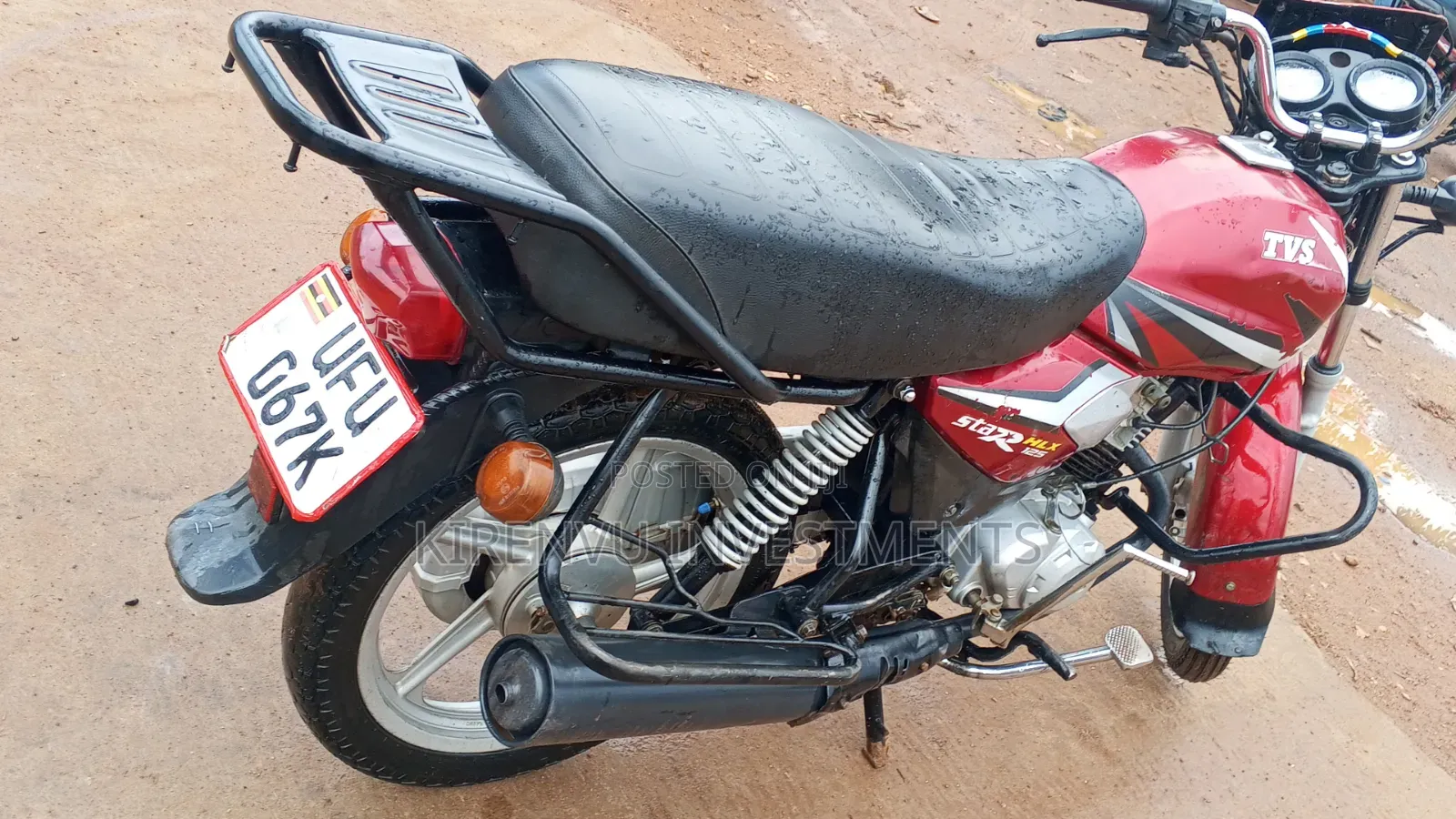 TVS HLX 125 2020 Red