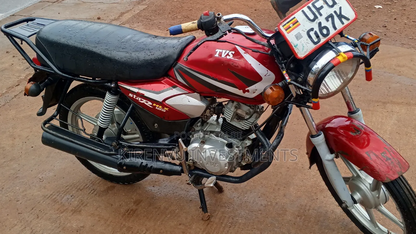 TVS HLX 125 2020 Red