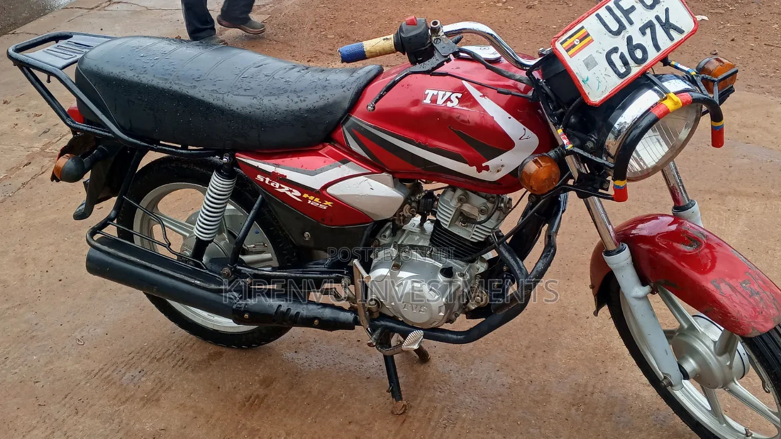 TVS HLX 125 2020 Red