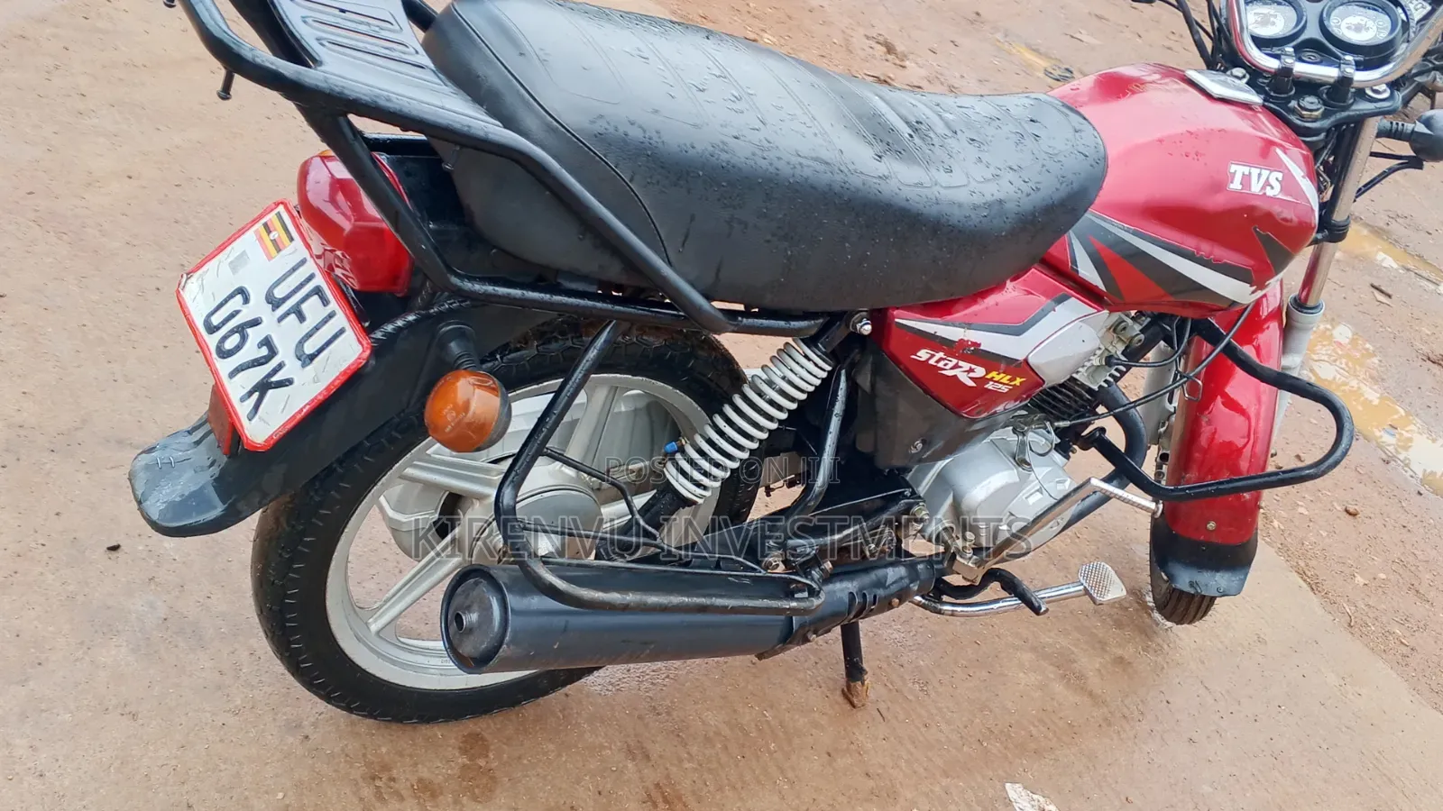 TVS HLX 125 2020 Red