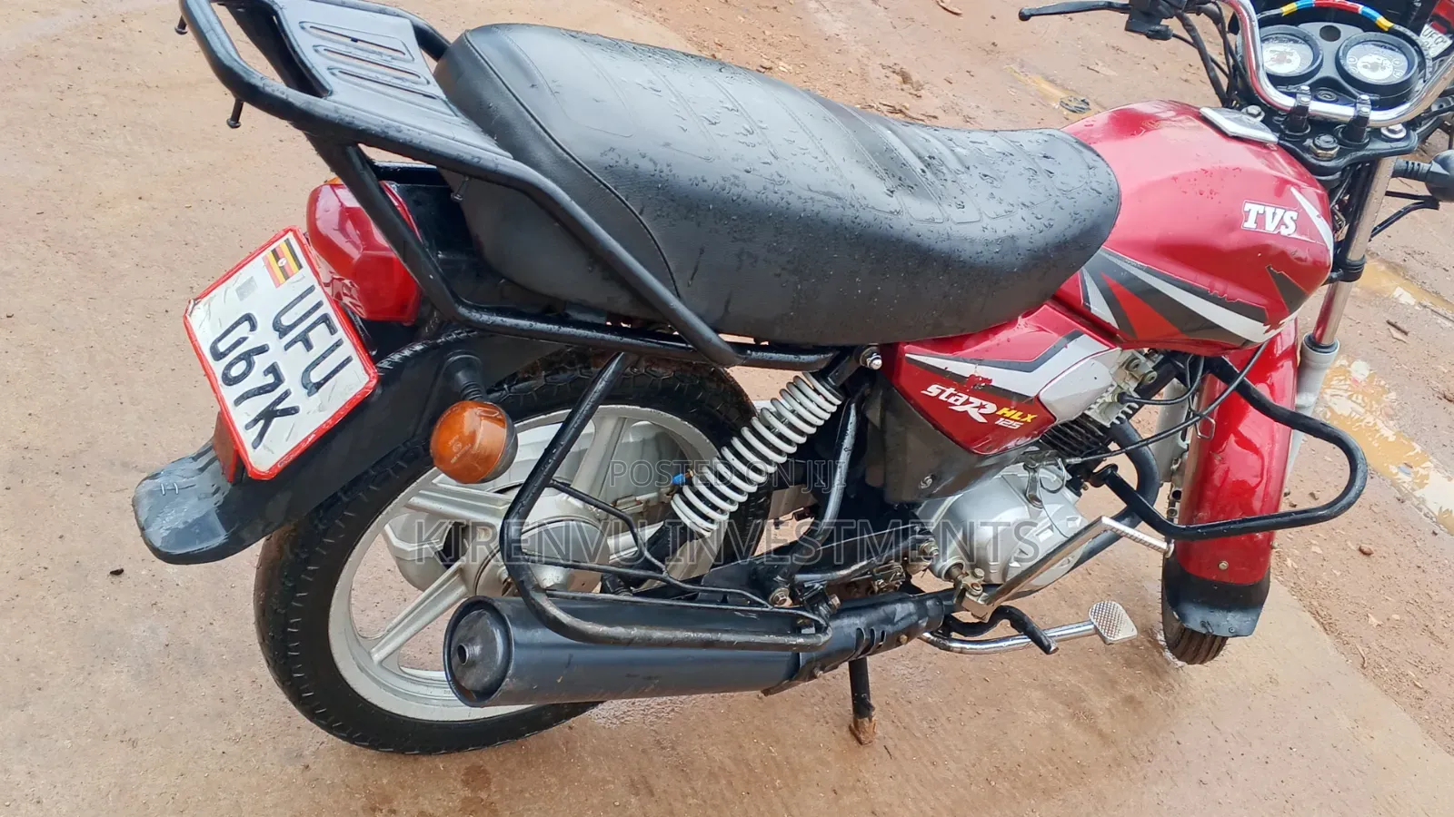 TVS HLX 125 2020 Red