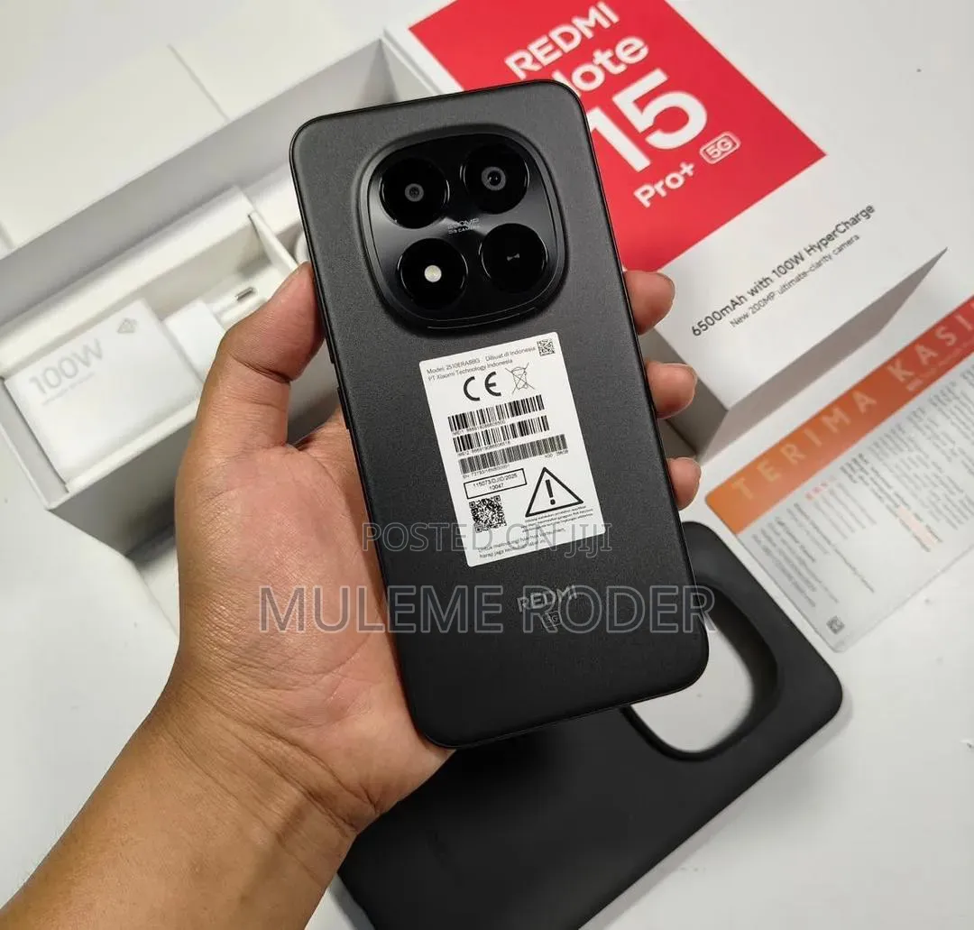 New Xiaomi Redmi Note 15 Pro+ 512 GB Black