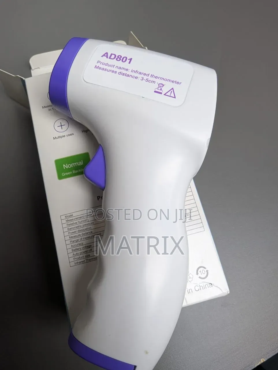 Non-Contact Infrared Forehead Thermometer
