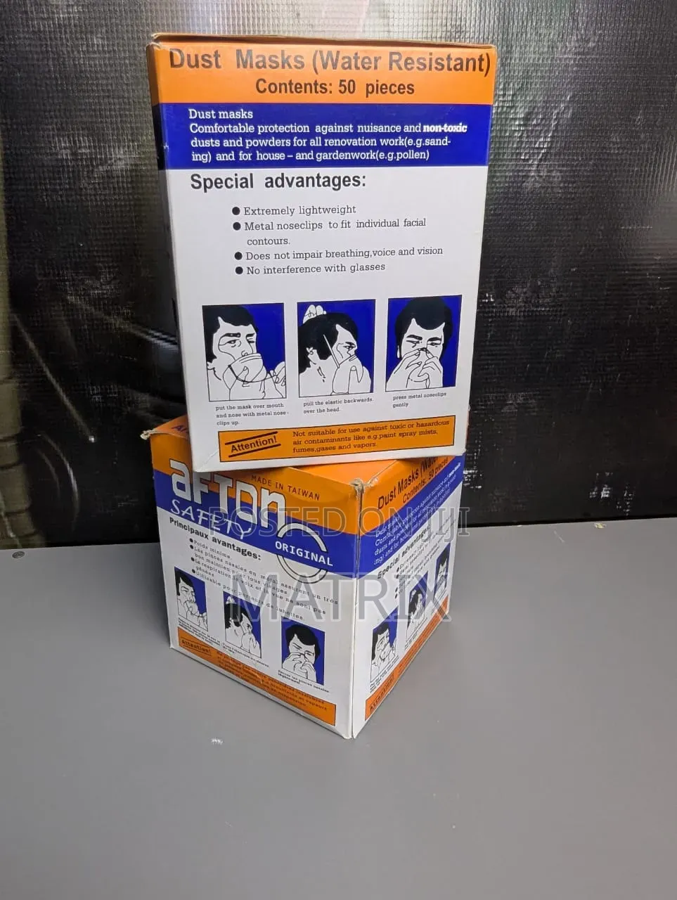 Dust Masks Safety Water-Resistant