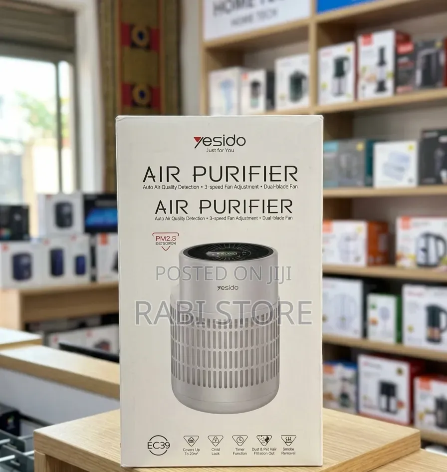 Air Purifier PM2.5 Detection, H13 HEPA Filter, OLED Touch Display