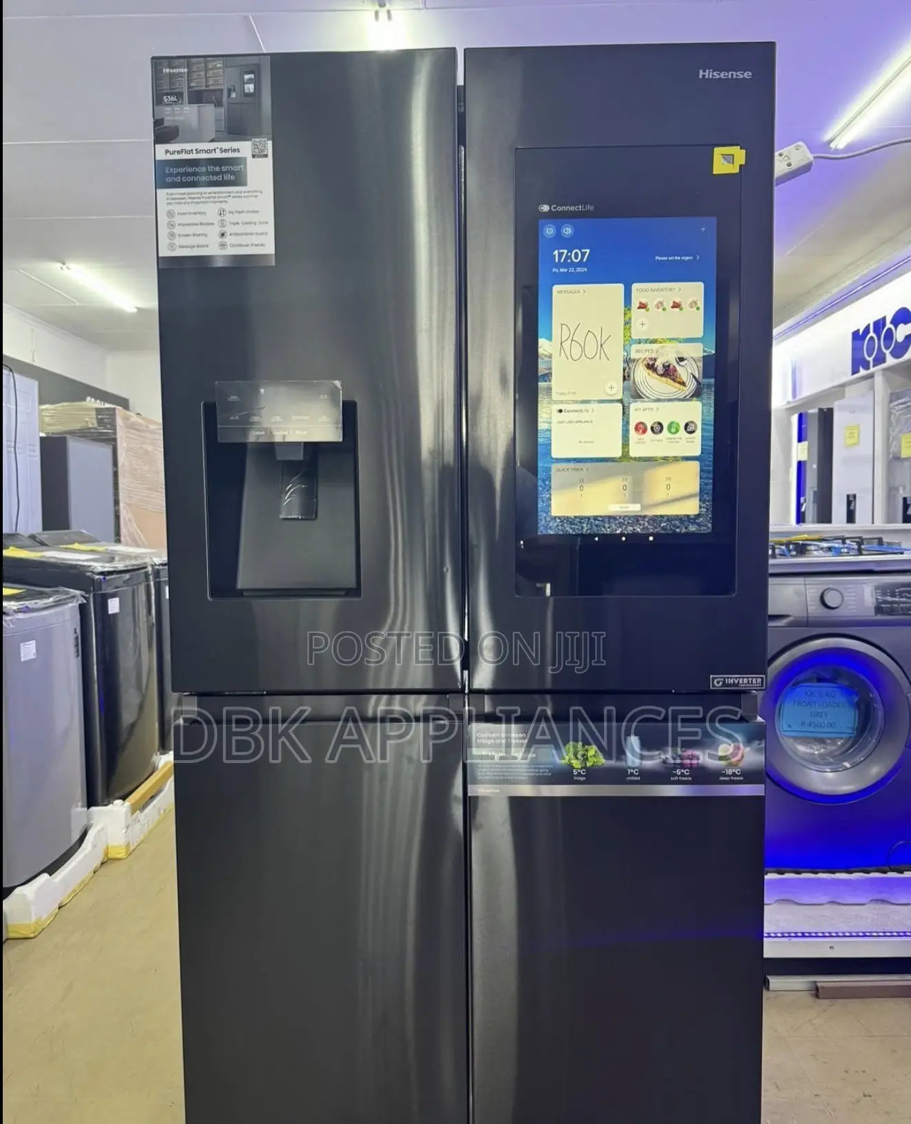 Hisense 680L French Door Refrigerator Spacious. Stylish. Powerful.