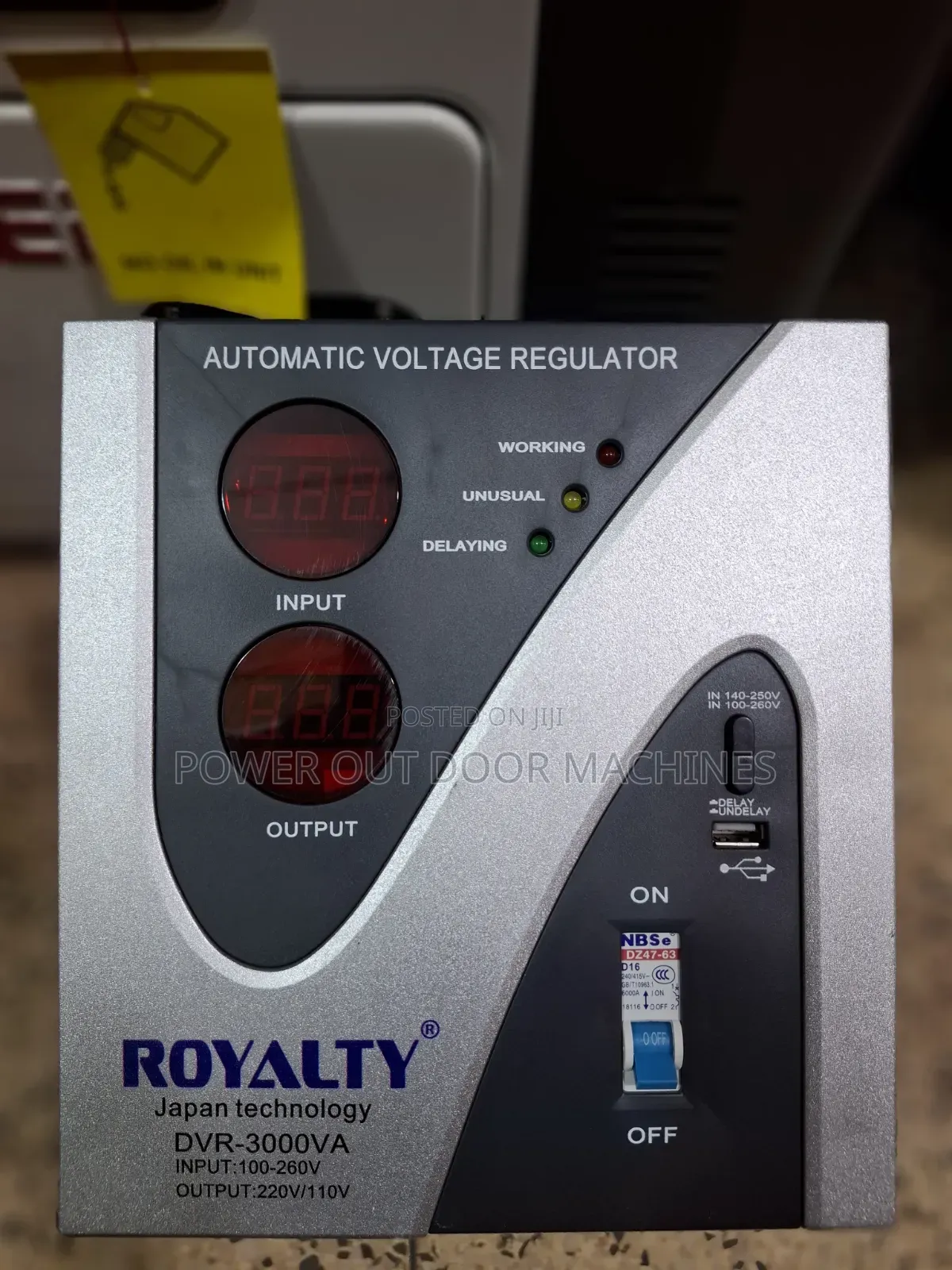 Automatic Voltage Regulator 110v-260v Step Up/Down DVR