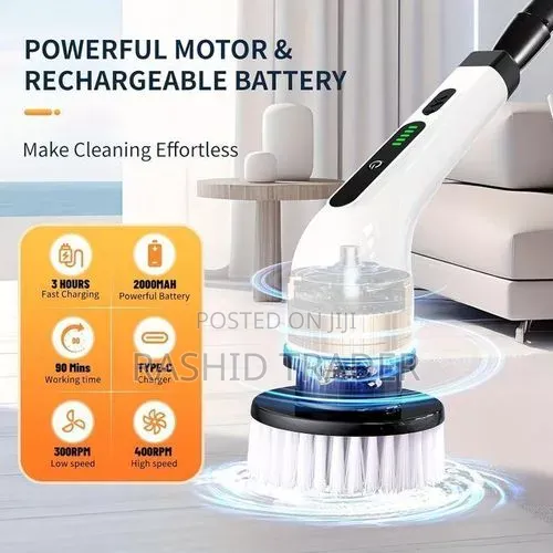 Electric Floor Cleaning Brush 9 in 1