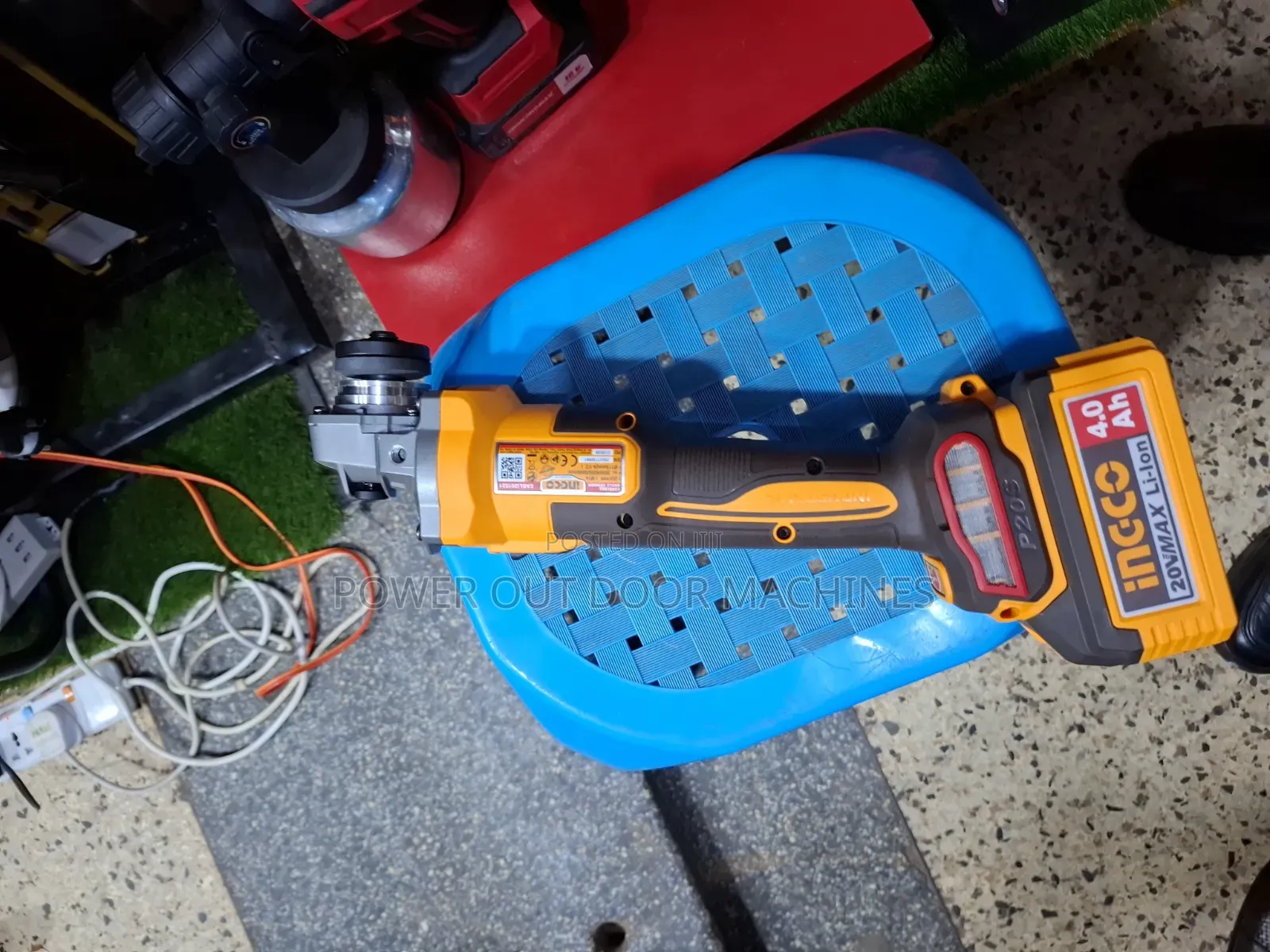 Inco Cordless Angle Grinder